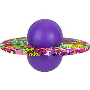 Pogo Ball for Kids, Pogo Stick Pogo Jumper for Boys and Girls, Up to 160 lbs, Gift for Kids, Toys for Boys and Girls, with Pump and Strong Grip Deck Purple