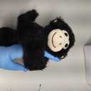 Liliful 8 Pack Kids Gifts Stuffed Animal Cat Slap Bracelets, Halloween Christmas 8 Inch Plush Wrist Cute Snap Bracelet Birthday for Boys Girls Child Bulk Item Pet Adoption Party Favors(Monkeys)