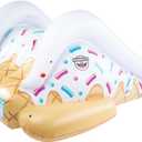 BigMouth Inc. Ice Cream Inflatable Pool Slide, Blow Up Water Slide for Kids, Fun Swimming Pool Toy, Holds 200 Pounds