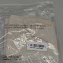 Neutral Linen Cafe Curtains 24 Inch Length Light Filtering Semi Sheer Mini Curtains for Small Window Basement Bathroom Rod Pocket Boho Short Sheer Kitchen Drapes for Half Window Greyish Beige (Oatmeal)