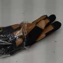 Vgo... 1-Pair -4? or above 3M Thinsulate C100 Winter Warm Waterproof Light Duty Mechanic Glove, High Dexterity, Anti-abrasion, Rigger Glove (Size L, Brown, GA9603FW)