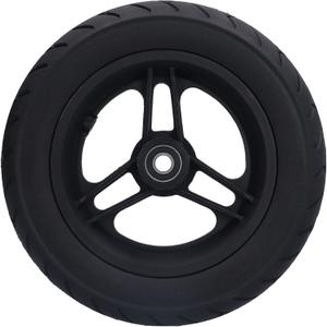 Replacement 10-inch Walker Wheel, 10 Inch Solid Wheel Replacement for Wheelchairs, Rollators, Walkers, Wheelchair Caster Wheel Electric No Inflation Polyurethane 6001