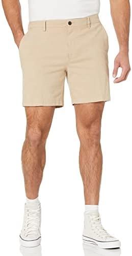 Amazon Essentials Men's Slim-Fit 7" Lightweight Comfort Stretch Oxford Shorts 30W