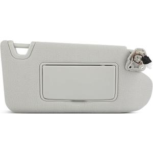 SCITOO Right Passenger Side Gray Car Sun Visor Assembly Replacement fit for 2013-2018 for Nissan Altima with Sunroof