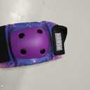 Krash Spacey Purple Elbow & Knee Pad Set Wrist Protectors BB4 8+