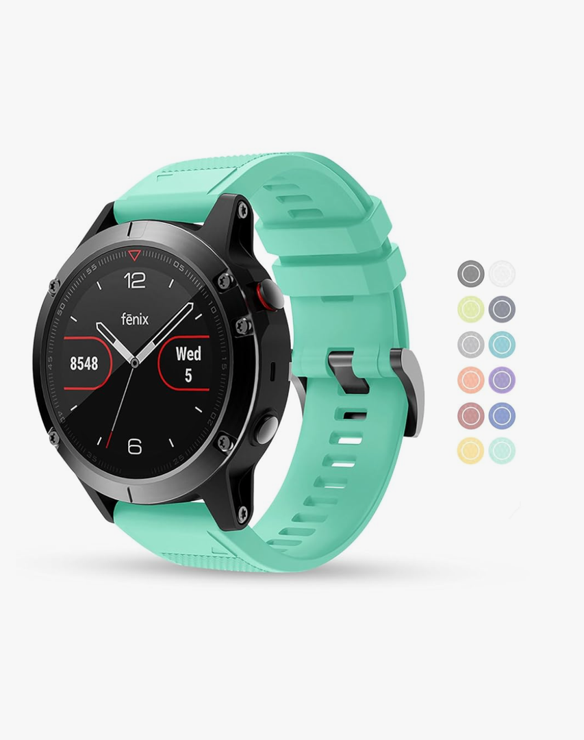 for Garmin Fenix Bands, 22mm Silicone Watch Bands for Fenix 5/Fenix 6/Forerunner 935
