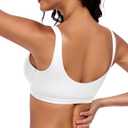 Werkiss Bralettes for Women Natural Lift Wireless Bras No Underwire Light Support Sports Bra (L)