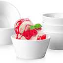 Taeochiy Porcelain Small Bowls, 8 Ounce Dessert Bowls, Ramekins Oven Safe, Ice Cream Bowls, Bouillon Cups, Set of 6
