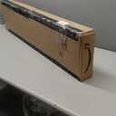 LazBlinds Cordless Bamboo Roman Shades, Privacy Blinds for Interior Windows, Room Darkening Roll Up Bamboo Blinds for Home & Patio, 35" W x 48" H, Highfield Teak