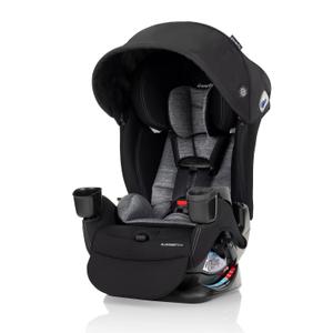 Evenflo All4Stages Slim Plus Canopy 4-in-1 Convertible Car Seat (Howell Black)