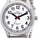 Five Sense English Talking Watch for Seniors Women Talking with Day-Date Loud Alarm Clock Visually 1156