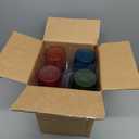 US Acrylic Cafe Plastic Reusable Tumblers (Set of 16) 20-ounce Water Cups Assorted Colors | Restaurant Style Drinking Glasses Value Set, Stackable, BPA-free, Made in the USA | Top-rack Dishwasher Safe