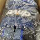 Drive Medical TS19 Aluminum Transport Chair with Removable Flip-Back Arms, Blue