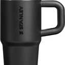 STANLEY Quencher ProTour Flip Straw Tumbler with Leakproof Lid | Built-In Straw & Handle | Cupholder Compatible for Travel | Insulated Stainless Steel Cup | BPA-Free (14 Ounces, Black 2.0)