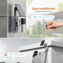 Doorbell Solar Charger Compatible for Ring Video Doorbell 3/3 Plus/4/Battery Doorbell Plus/Battery Doorbell Pro(2-Prong Port), QIBOX 2.9W Adjustable Efficient Solar Panel Mount for Doorbell Camera