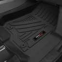Custom Fit for 2017-2026 Ford F-250 F-350 F-450 SuperCrew/Supercab Floor Mats Accessories Front Liner 2 Pcs TPE All Weather (for 17-26 Ford F250 F350 F450 SuperCrew/Supercab)