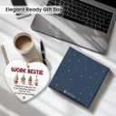 9 x Work Bestie Christmas Ornament 2025 - Unique Coworker Ornament for Christmas Tree, Work Bestie Gifts for Women, Men  Unique for Work Friends, Colleagues