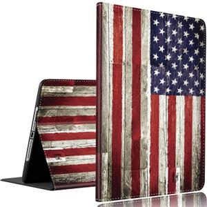 Case for iPad 9th/8th/7th Gen 2021/2020/2019 iPad 10.2 Inch Also Fit iPad Air 3th Gen 2019/iPad Pro 10.5 inch 2017Standing Cover Case with Auto Sleep/WakeVintage American Flag