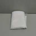 sancua Round Tablecloth - 80 Inch - Water Resistant Spill Proof Washable Polyester Table Cloth Decorative Fabric Table Cover for Dining Tables, Buffet Parties and Camping, White