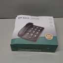 Big Button Phone for Elderly, JeKaVis J-P02 Amplified Phones for Hearing Impaired Aid Home Corded Phone Landline for Seniors Phone for Hard of Hearing House Phone, White