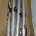 Brushed Nickel Curved Shower Curtain Rod 33-78 Inches Adjustable Splicing Design Curved Shower Rods Round Shower Curtain Rod Rust Proof Stainless Steel Curved Shower Rods For Bathroom Need to Drill (35-76")