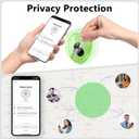 Air Tracker Tags-4 Pack: Smart Bluetooth Tracker, Compatible with Apple Find My APP (iOS Only) Replaceable Battery, IP67 Waterproof, Suitable for Luggage, Wallets, Backpacks, Keys Tracking Tag, Black