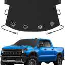 Windshield Cover for Ice and Snow | 600D Upgraded Heavy Duty Oxford Fabric | Car Snow Cover for Car, Truck, SUV, Van, MPV | Protection from Snow, Ice, Frost | Winter Car Accessories (71"X48")