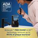 Waterpik Aquarius Water Flosser For Teeth Cleaning, Gums, Braces, Dental Care, Electric Power With 10 Settings, 7 Tips For Multiple Users And Needs, ADA Accepted, Black WP-662