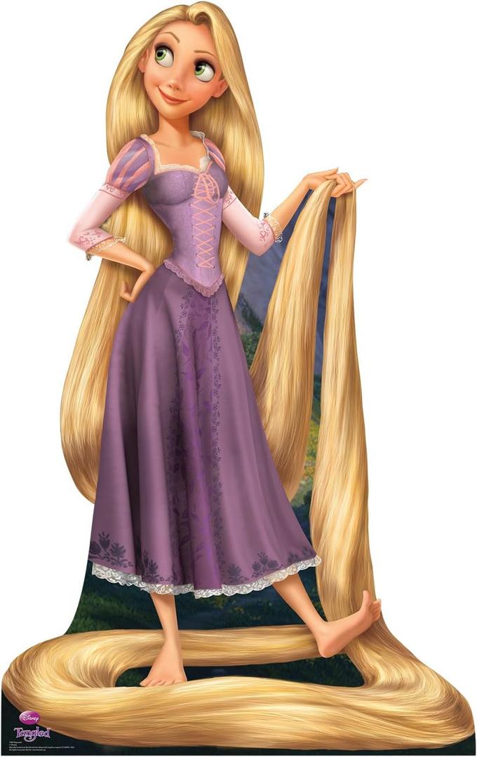 Cardboard People Rapunzel Life Size Cardboard Cutout Standup - Disney's Tangled, One Size