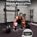 AIRHOP 0.79" Thick Gym Flooring for Home Gym, 48 Sq Ft Rubber Top Gym Mat