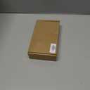 Rectangle Pocket Door Lock, 304 Stainless Steel Privacy Pocket Door Hardware, 5 7/10 inch*1 7/10inch Matte Black Sliding Pocket Door Handle,for 1 3/8 to 2 3/16 Thickness Door