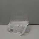 Set Of 2 Storage Organizer Bins Wall Mounted Shower Basket, Shower Caddy Stackable Clear Plastic Makeup Organizer Adhesive Hanging Bin for Bathroom, Kitchen, Cabinet, Pantry, BPA Free, Clear