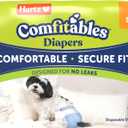 Hartz Comfitables Disposable Dog Diapers, Size Small 12 Count, Comfortable & Secure Fit, Easy to Put On, Super Absorbent Male and Female Diaper