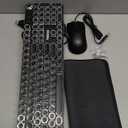 VMUND K968 Retro Typewriter Mechanical Gaming Keyboard  RGB Backlit Wired with Blue Switches, Media Control Knob for PC