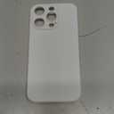 JETech Ultra Slim Case for iPhone 15 Pro 6.1-Inch, Camera Lens Cover Full Protection, Lightweight Matte Finish PP Hard Minimalist Case, Support Wireless Charging (White Titanium)