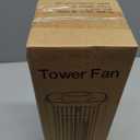 PNTCK Fan for Bedroom, 13" Tower Fan with Remote, 4 Modes 3 Speeds Max 23ft/s, 70 Oscillating Desk Fan, Bladeless Standing Fan, Portable Fans, Cooling Fans for Office, Home Medium-13-Knob