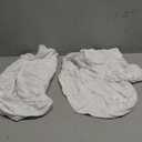 American Baby Company 2 Pack 100% Natural Cotton Fitted Mini Crib Sheets 38" x 24" - Soft & Breathable Small Nesting Portable Sheets, Fits Pack N Play Mattresses, Snow White, for Boys & Girls