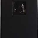Kolo Hudson 3up Photo Album, Holds 300 4x6 Photos, Ideal for Weddings and Baby Books, Black