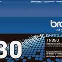 Brother Genuine Super High Yield Toner Cartridge, TN880, Replacement Black Toner, Page Yield Up To 12,000 Pages, Amazon Dash Replenishment Cartridge