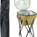 Collapsible Coolers Bag for Travel That Fold Flat,Bracket Insulation Cooler Bag,Collapsible Insulated Ice Chest,Large Leakproof Camping & Travel Cooler