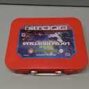 Thyle 10 Pcs Mini Christmas Village Train Decoration Include 1 Christmas Train Set, 3 Resin Village Houses, 6 Mini Sisal Snow Trees Under The Xmas Tree Decor Holiday Party Gifts, Battery Not Included