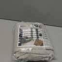 YoungsTex Short Linen Blackout Curtains 54 Inch Length for Bedroom, Grommet Thermal Insulated Burlap Textured Drapes for Kitchen Full Light Blocking Privacy Rustic, 2 Panels, 42 X 54 Inch, Beige