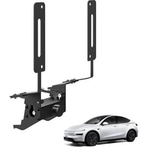 Lockable Front License Plate Holder Mount Frame Exclusively Compatible for 2026 2025 New Model Y Juniper, Aluminum Alloy Accessories Removable No Drilling No Adhesives