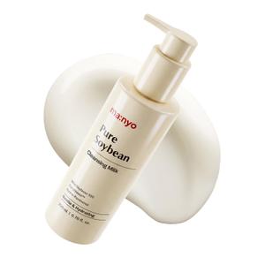 MANYO Pure Soybean Cleansing Milk, Hydrating Facial Milky Cleanser for Skin Barrier Repair, Hydrating Skincare with Hyaluronic Acid for Dry, Sensitive Skin, 6.76 fl oz (200ml)