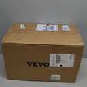 VEVOR 1.1 Gal Water Distiller, 0.3 Gal/H, Distilled Water Maker Machine 750W 0-99H Timing Set Temp Display, 304 Stainless Steel Countertop Distiller Glass Carafe Cleaning Powder 3 Carbon Packs, Silver