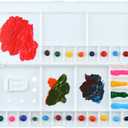 Transon Large Paint Palette Box 29 Color Mixing Wells with 1 Liner Brush