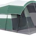PORTAL 6 Person Family Camping Tent with Screen Room, Water Resistant Big Tunnel Tents with Rainfly, Large Family Tent for Camping, Outdoor, Patio