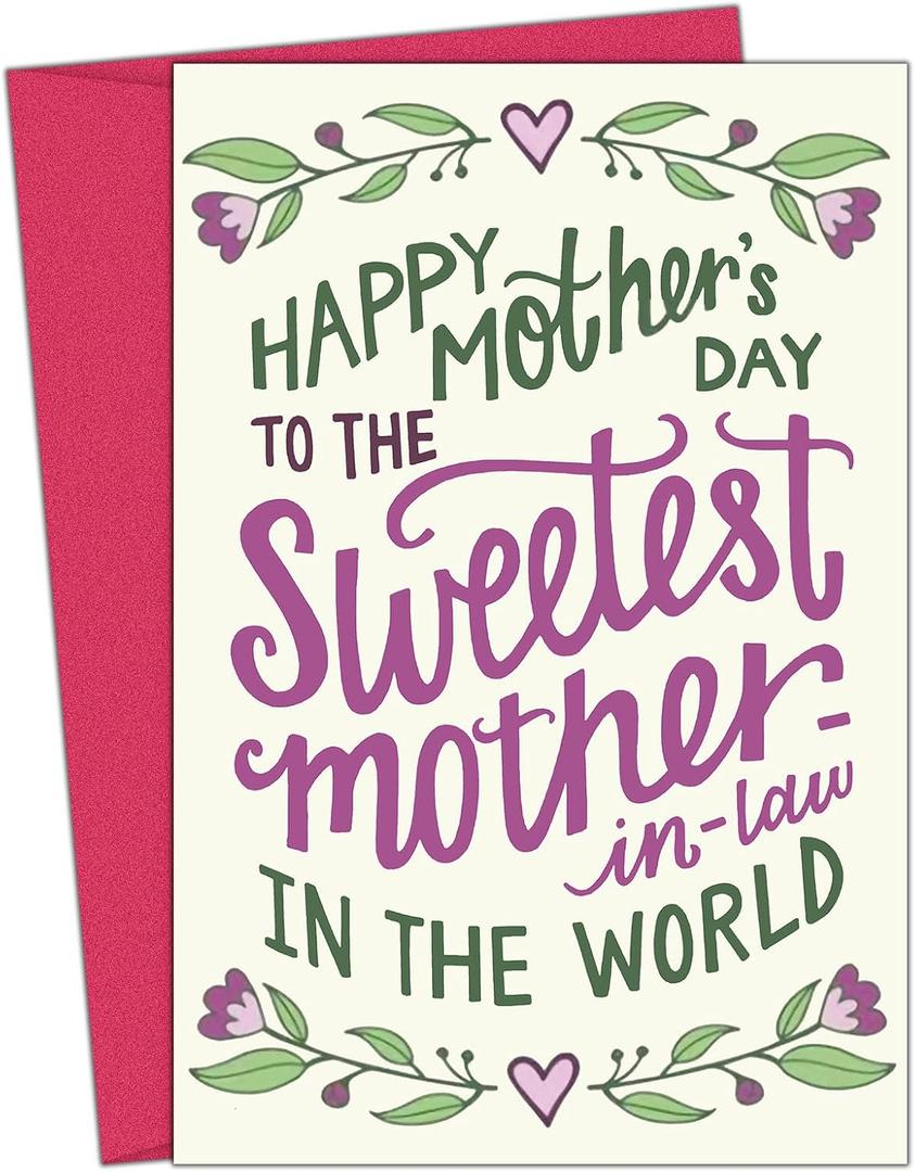 Mothers Day Card for Mother in Law, Mother's Day Card First Mothers Day Card