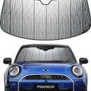 Pigenius Windshield Sunshade for Mini Countryman (R60) & Paceman (R61) 2011-2016, Reversible Silver/Black