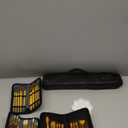 Nicpro 158PCS Deluxe Art Painting Kit with Metal and Solid Beech Wood Easel, Acrylic, Oil & Watercolor Paint Set, Paint Brushes, Canvas, Palette, Paper Pad, Professional Art Set for Adults Artist